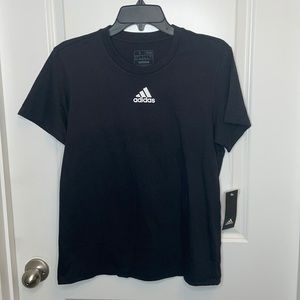 Adidas Women’s Short Sleeve Black Crew Neck Size S T Shirt